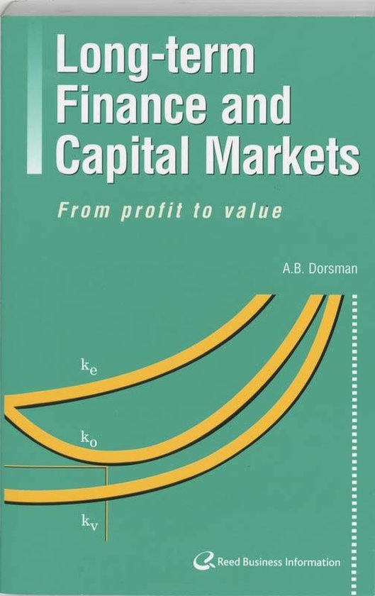 Cover van het boek 'Long-term finance and capital markets / druk 1' van A.B. Dorsman