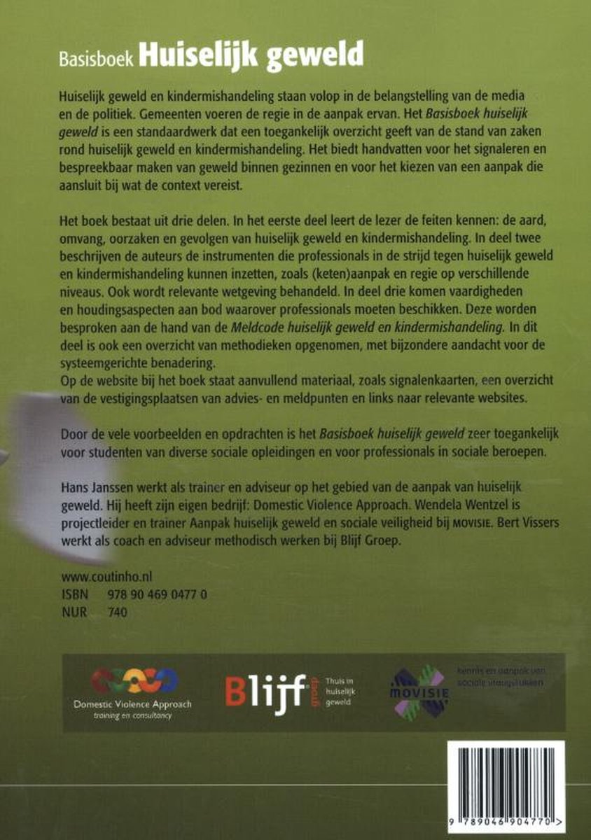 Basisboek huiselijk geweld - back cover