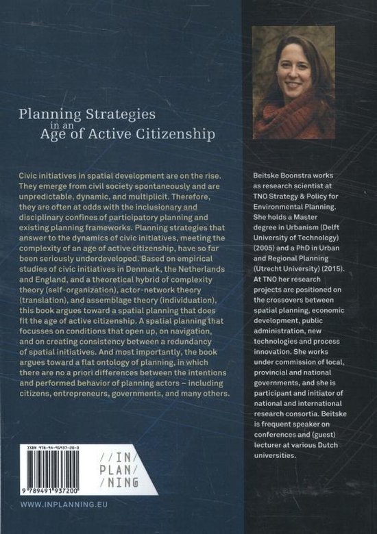 PhD Series In Planning 7 -   Planning strategies in an age of active citizenship