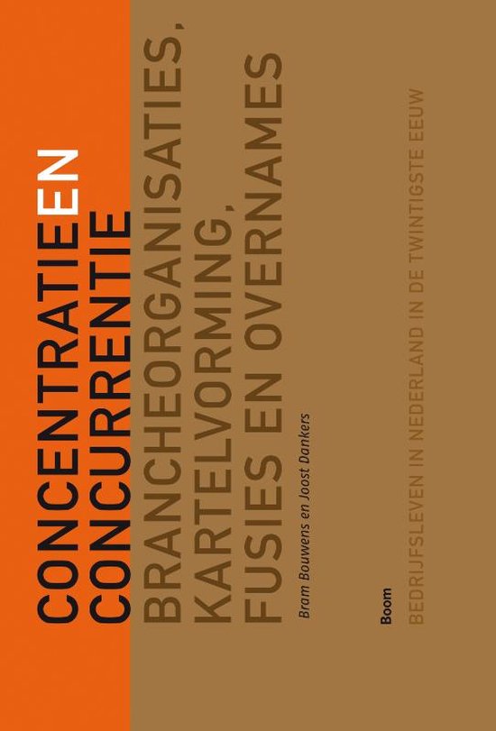 Cover van het boek 'Concentratie en concurrentie'