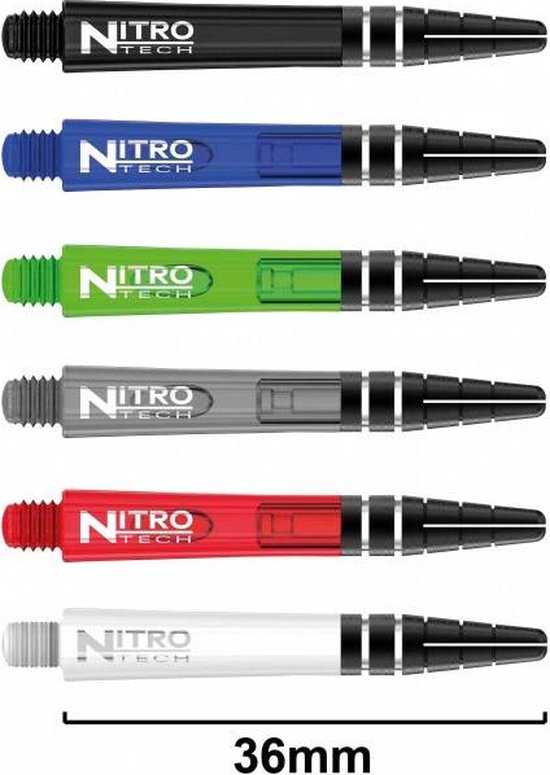 RedDragon Nitrotech DartShafts - Rood - Medium - () van Reddragon — afbeelding 4
