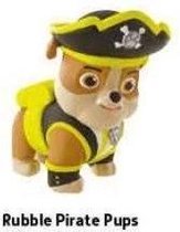 Paw Patrol Pirate Pups Rubble taart topper 6 cm.