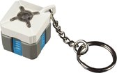 Overwatch keychain Loot Box ca. 3,5 cm + ketting en ring ca. 6 cm