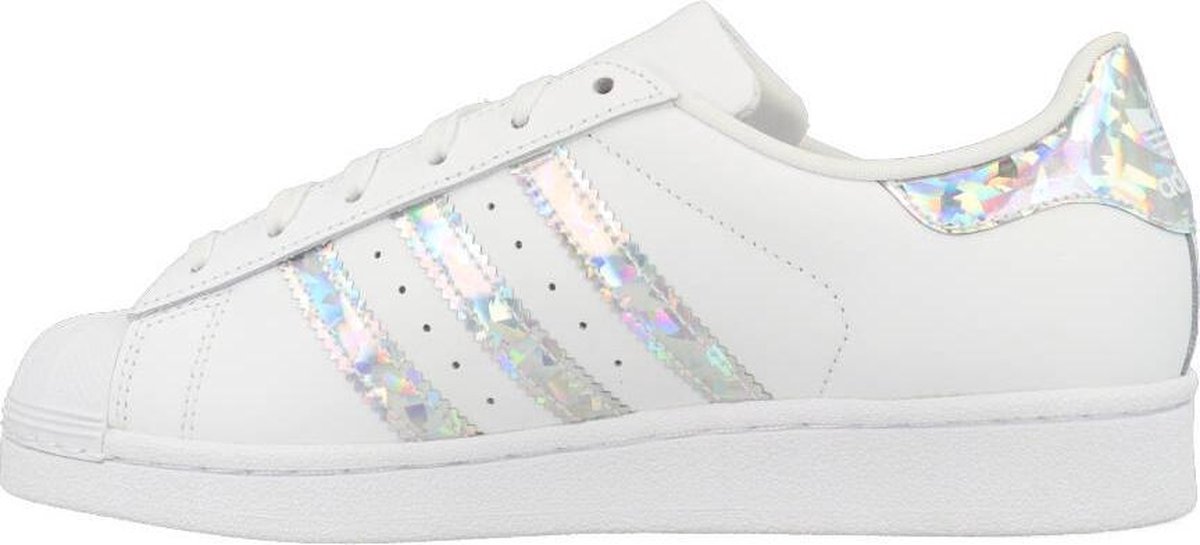 adidas Superstar J Sneakers - Wit/Zilver - Maat 38 2/3 | bol.com