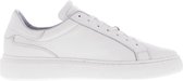 Tango | Luna 16-d white leather sneaker - white sole | Maat: 43