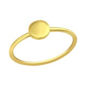 Ringen dames | Gold plated basic ring