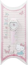 Hello Kitty Heart Shape Dial Pink Polka Dot Strap Watch