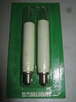 2 stuks Reserve Kerst Kaarsverlichting lampjes E10 14V 3W