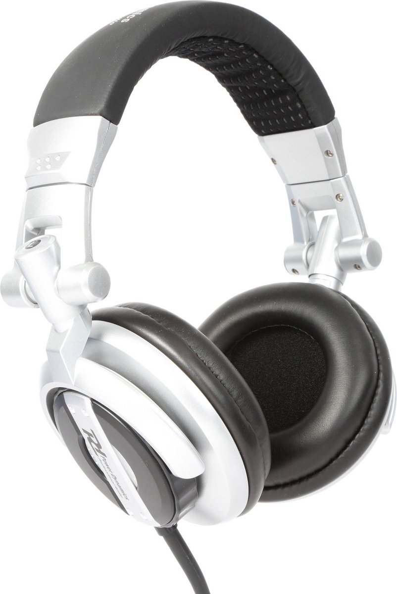 Koptelefoon - Power Dynamics PH510 koptelefoon over-ear met inklapbare schelpen en krulsnoer. Perfect voor onderweg of voor de DJ!