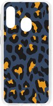 Design Backcover Samsung Galaxy A40 hoesje - Blue Panther