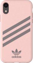 adidas OR Moulded Case PU SUEDE FW18 for iPhone XR iceypink/grey four