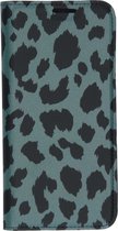 Design Softcase Booktype Samsung Galaxy S20 hoesje - Panter Groen