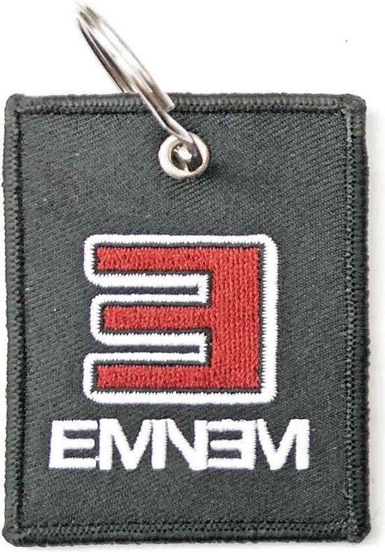 Eminem Porte-clés Logo E inversé Zwart