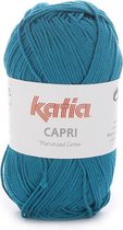 Katia Capri - kleur 161 Groenblauw - 50 gr. = 125 m. - 100% katoen