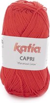 Katia Capri - kleur 164 Koraal - 50 gr. = 125 m. - 100% katoen