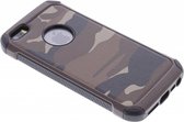Army Defender Backcover iPhone SE / 5 / 5s hoesje - Bruin