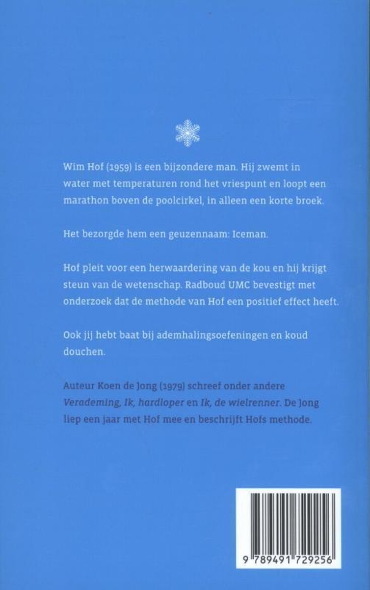 Koud kunstje - back cover