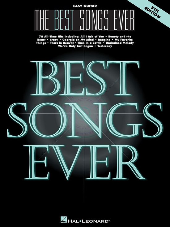 The Best Songs Ever (Songbook) - cover