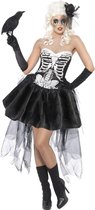 "Gothic skelettenkostuum voor vrouwen - Verkleedkleding - Medium"