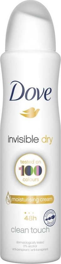 Dove Invisible Dry Anti-Transpirant Deodorant Spray - 6 x 150 ml - Voordeelverpakking - Dove