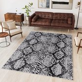 Tapiso Dream Vloerkleed Grijs Modern Dierenprint Krokodil Woonkamer Tapijt Maat- 200x300