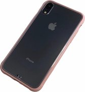 Apple iPhone Xr - Silicone transparant zacht hoesje Sam roze - Geschikt voor