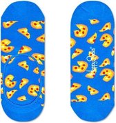 Happy Socks Liner | Sneakersock | Pizza Blauw