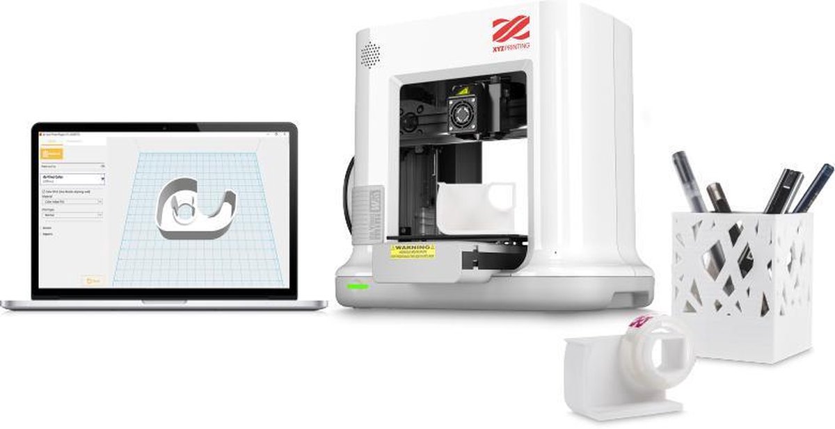 XYZprinting Da Vinci Mini W + Imprimante 3D Fabrication de filaments fondus  (FFF) Wi-Fi | bol.com