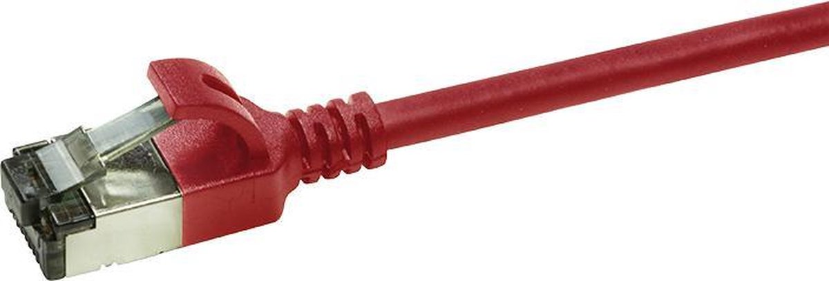 CAT6a U/FTP Ultraflex, 100% koper, rood, 1.5M - Netwerkkabel - Computerkabel - Kabel