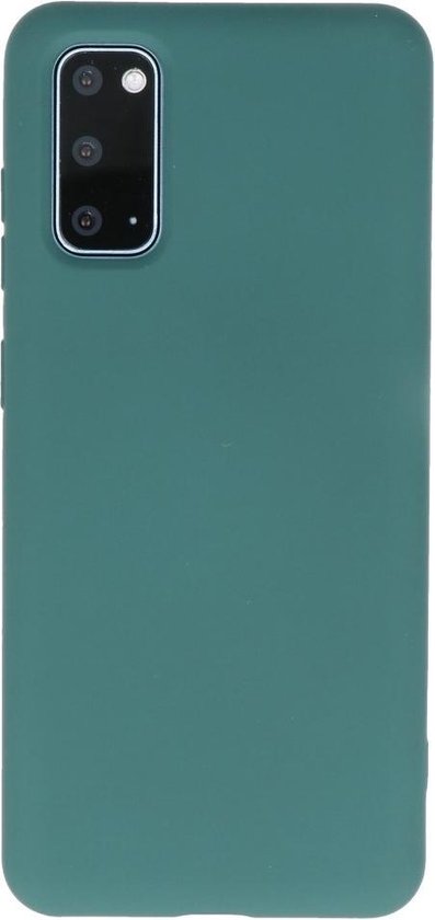 Coque Backcover Fashion Color pour Samsung Galaxy S20 Vert Foncé