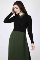 Voodoo Vixen - Mabel Cardigan - L - Zwart