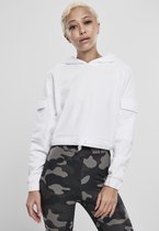 Urban Classics Hoodie/trui -L- Short Worker Wit