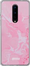 OnePlus 8 Pro Hoesje Transparant TPU Case - Pink Sync #ffffff