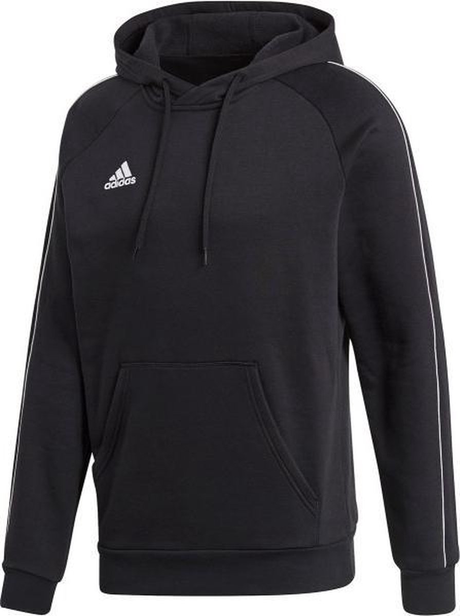 adidas Core 18 Hooded Sports pull casual - Taille 140 - Unisexe - noir | bol