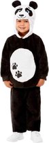 Smiffy's - Panda Kostuum - Zwart Witte Bamboe Panda Kind Kostuum - Zwart / Wit - Maat 90 - Carnavalskleding - Verkleedkleding