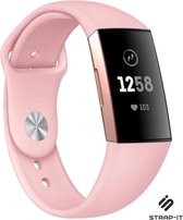 Bracelet sport Strap-it® Fitbit Charge 3 - rose - Dimensions: Taille S