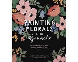 Omslag van Painting Florals with Gouache