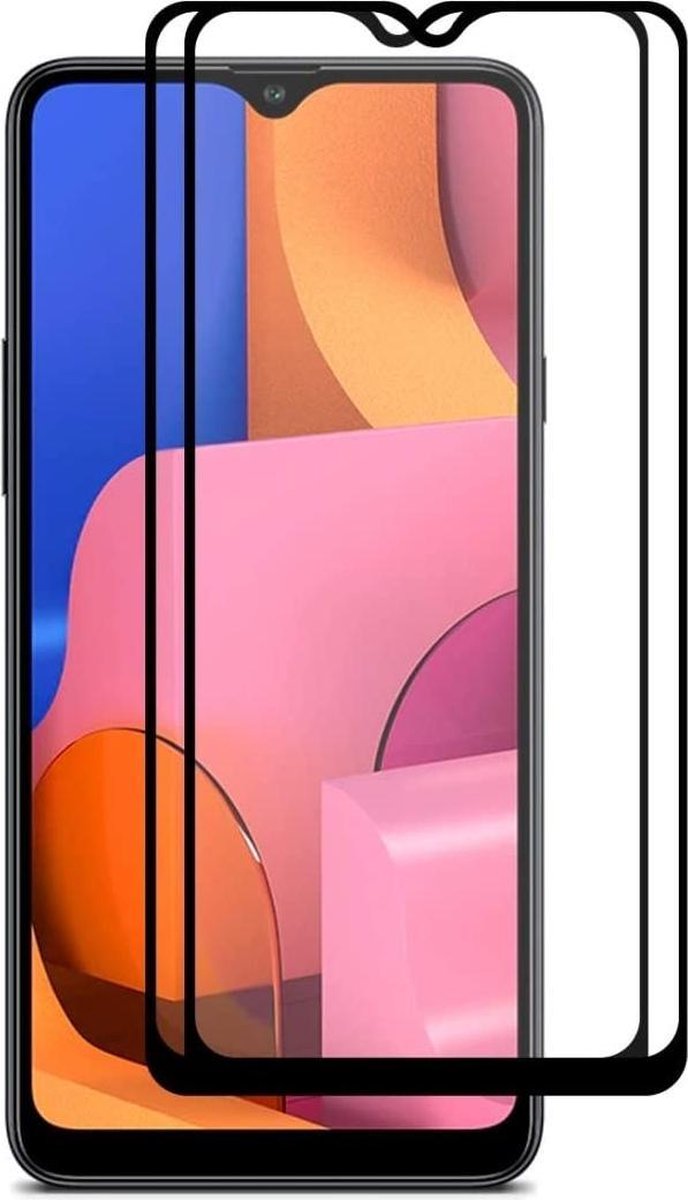 Volledige dekking Screenprotector Glas - Tempered Glass Screen Protector Geschikt voor: Samsung Galaxy M31 - 2x