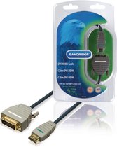 Bandridge BVL1105 High Speed Hdmi Kabel Hdmi-connector - Dvi-d 24+1-pins Male 5.00 M Blauw