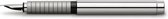 Faber Castell FC-148501 Vulpen Basic Metal Chrome F