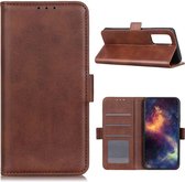 Samsung Galaxy S20 FE Hoesje Wallet Book Case Bruin