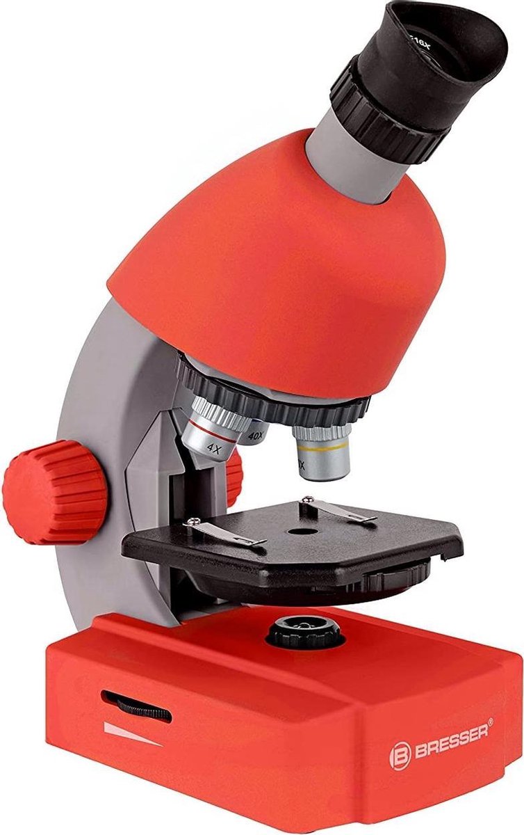 Bresser Junior Microscoop 40x-640x Rood