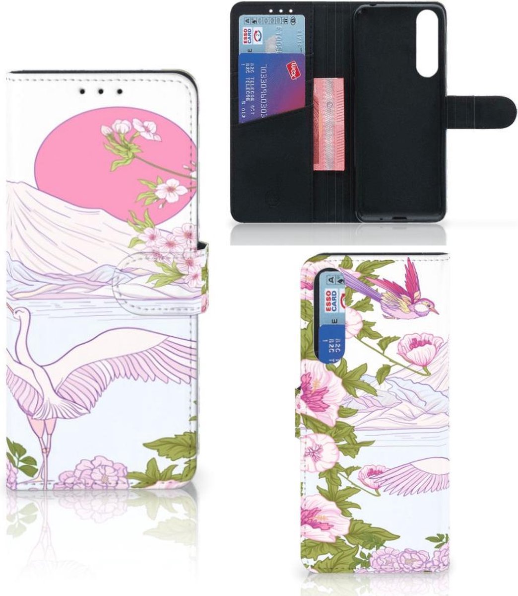 Sony Xperia 1 II Telefoonhoesje met Pasjes Bird Standing