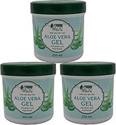 12 x 250 ml aloë vera gel huidverzorging van de Pullach Hof