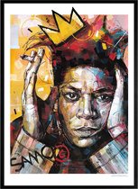 Poster - Jean-michel Basquiat - 71 X 51 Cm - Multicolor