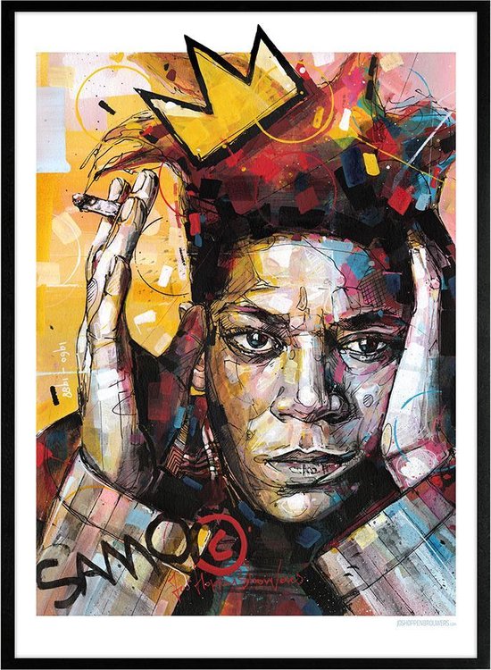 Jean-Michel Basquiat peinture (reproduction) 51x71cm | bol.com