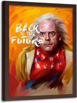 Foto in Frame , Back to the Future , 70x100cm , de Professor , multikleur , Premium Print