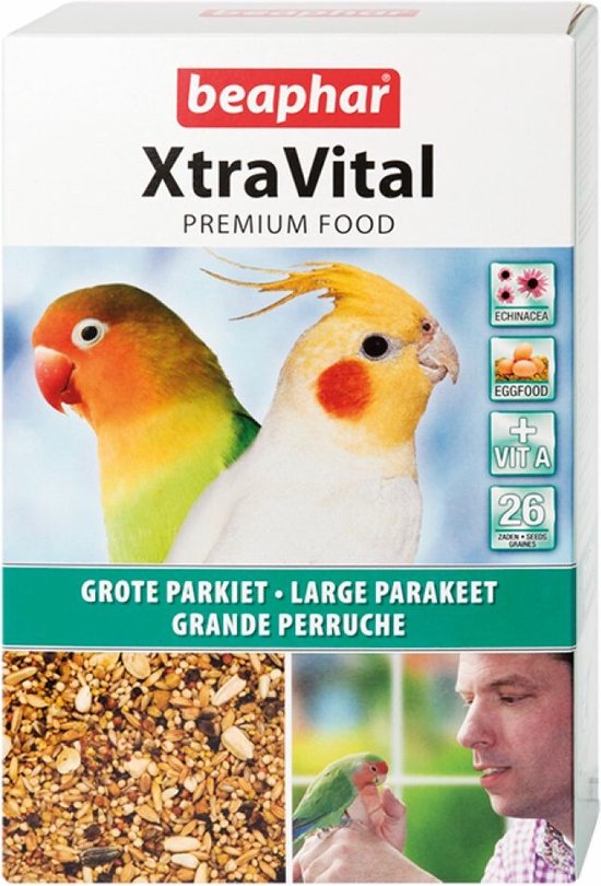 Beaphar Xtravital Large Perruche - Nourriture pour oiseaux - 1 kg