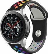 Samsung Galaxy Watch sport band - zwart kleurrijk - 45mm / 46mm
