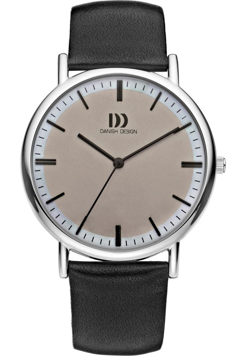 Danish Design IQ14Q1156 horloge heren - zwart - edelstaal
